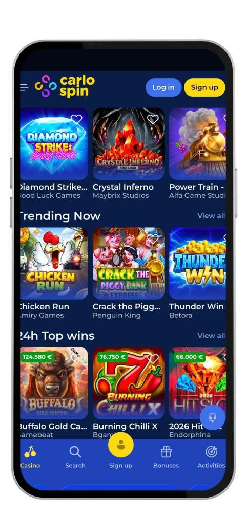CarloSpin Casino apk